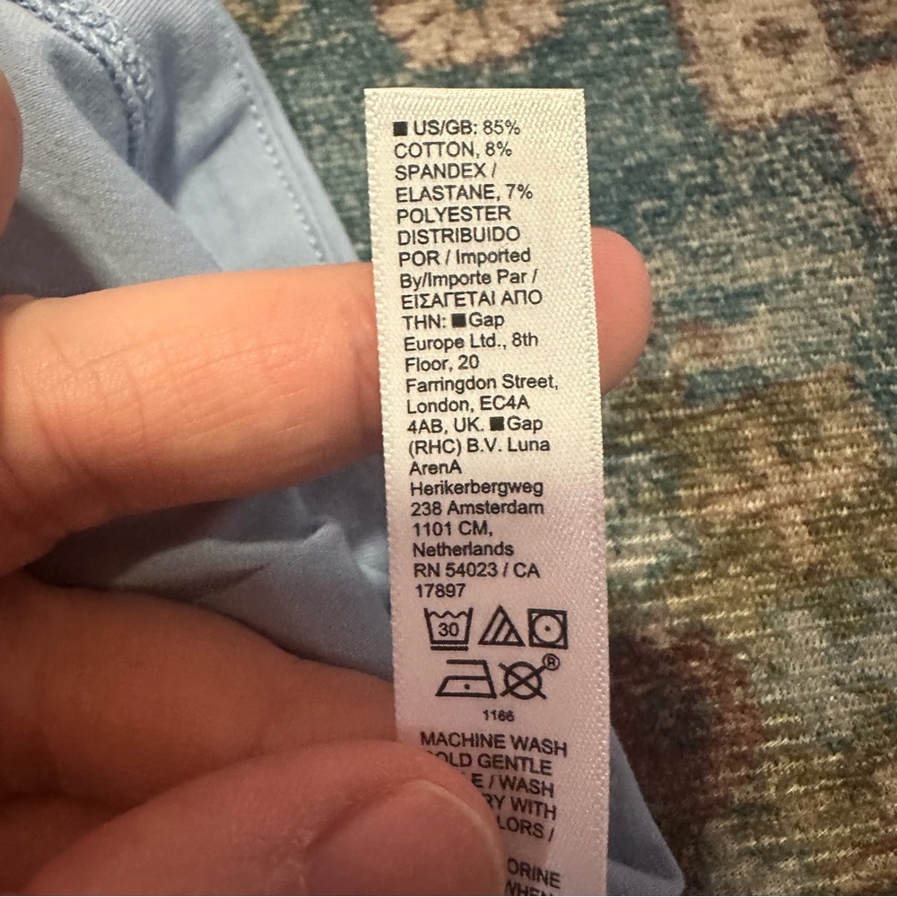 Athleta• Baby blue long sleeve athletic shirt size XS - Picture 7 of 8